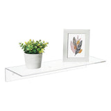 Maxbell Acrylic Storage Shelf Book Shelf Holder Decoration for Bathroom Home Office