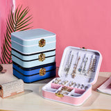 Maxbell Portable Jewelry Box Storage Case Wife Bracelet Women Ornaments Light Blue