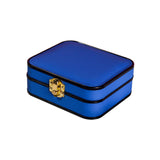 Maxbell Portable Jewelry Box Storage Case Wife Bracelet Women Ornaments Dark Blue