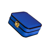 Maxbell Portable Jewelry Box Storage Case Wife Bracelet Women Ornaments Dark Blue