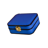 Maxbell Portable Jewelry Box Storage Case Wife Bracelet Women Ornaments Dark Blue