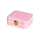 Maxbell Portable Jewelry Box Storage Case Wife Bracelet Women Ornaments Pink