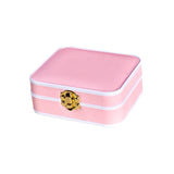 Maxbell Portable Jewelry Box Storage Case Wife Bracelet Women Ornaments Pink