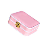 Maxbell Portable Jewelry Box Storage Case Wife Bracelet Women Ornaments Pink