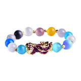 Maxbell Beaded Bracelet Pixiu Pi Yao Pendant Chinese Style Exquisite Craftsmanship