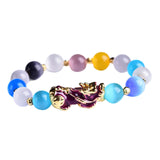 Maxbell Beaded Bracelet Pixiu Pi Yao Pendant Chinese Style Exquisite Craftsmanship