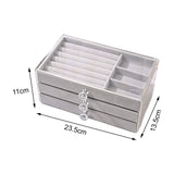 Maxbell Acrylic Jewelry Organizer with 3 Drawers Sturdy for Woman and Girls Elegant