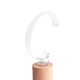 Maxbell Watch Display Stand Wooden Base Organizer Storage for Dresser Store Home Beige Tall Cylinder