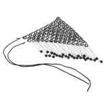 Maxbell Women Face Mask Chain Tassel Veil Rhinestone Mask for Fancy Dress Party Style B