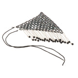 Maxbell Women Face Mask Chain Tassel Veil Rhinestone Mask for Fancy Dress Party Style C