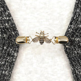 Maxbell Cute Sweater Cardigan Clip Bead Brooch Jewelry for Shirt Buckle wearing