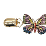 Maxbell Sweater Cardigan Clip Butterfly Shaped Multicolor for Neckerchief Dresses