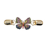 Maxbell Sweater Cardigan Clip Butterfly Shaped Multicolor for Neckerchief Dresses