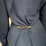 Maxbell Sweater Cardigan Clip Butterfly Shaped Multicolor for Neckerchief Dresses