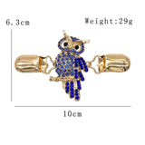 Maxbell Alloy Sweater Clip Cloak Clasps Collar Accessories for Girls Dresses Buckle