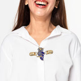 Maxbell Alloy Sweater Clip Cloak Clasps Collar Accessories for Girls Dresses Buckle