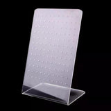 Maxbell Acrylic Ear Studs Display Stand Gift Ear Studs for Photography Show Retail Bevel style