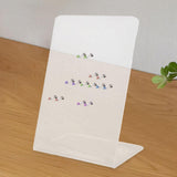Maxbell Acrylic Ear Studs Display Stand Gift Ear Studs for Photography Show Retail Bevel style