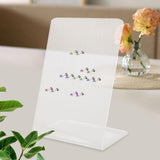 Maxbell Acrylic Ear Studs Display Stand Gift Ear Studs for Photography Show Retail Bevel style