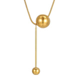 Maxbell Ball Pendant Necklace Gifts Unique for Daily Wear Girlfriend Women Girls
