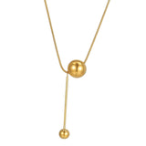 Maxbell Ball Pendant Necklace Gifts Unique for Daily Wear Girlfriend Women Girls