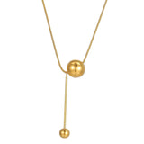 Maxbell Ball Pendant Necklace Gifts Unique for Daily Wear Girlfriend Women Girls