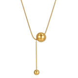 Maxbell Ball Pendant Necklace Gifts Unique for Daily Wear Girlfriend Women Girls