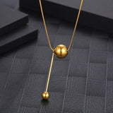 Maxbell Ball Pendant Necklace Gifts Unique for Daily Wear Girlfriend Women Girls