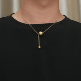 Maxbell Ball Pendant Necklace Gifts Unique for Daily Wear Girlfriend Women Girls