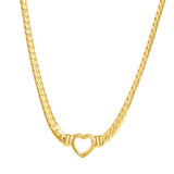 Maxbell Heart Shape Pendant Stainless Steel Necklace for Girls Meaningful Gift