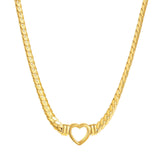 Maxbell Heart Shape Pendant Stainless Steel Necklace for Girls Meaningful Gift
