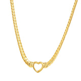 Maxbell Heart Shape Pendant Stainless Steel Necklace for Girls Meaningful Gift