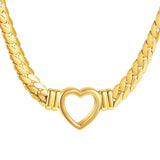 Maxbell Heart Shape Pendant Stainless Steel Necklace for Girls Meaningful Gift
