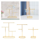 Maxbell Necklace Jewelry Rack Holder Hanging Holder Organizer for Bracelet Tabletop 21.5x26cm