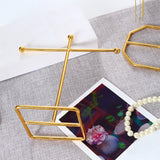 Maxbell Necklace Jewelry Rack Holder Hanging Holder Organizer for Bracelet Tabletop 15.3x16cm