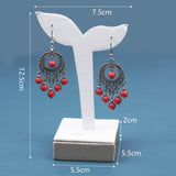 Maxbell PU Leather Earring Hanging Organizer for Jewellery Display Women Girls Gift