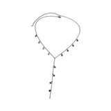 Maxbell Unique Pendant Necklace Charm Chain Necklace for Anniversary Girlfriend Black Star