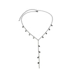 Maxbell Unique Pendant Necklace Charm Chain Necklace for Anniversary Girlfriend Black Star