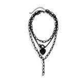 Maxbell Pendant Necklace Layering Chain Necklace Layered Necklaces for Party Mother Heart