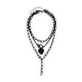 Maxbell Pendant Necklace Layering Chain Necklace Layered Necklaces for Party Mother Heart
