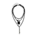 Maxbell Pendant Necklace Layering Chain Necklace Layered Necklaces for Party Mother Heart