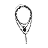 Maxbell Pendant Necklace Layering Chain Necklace Layered Necklaces for Party Mother Heart
