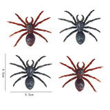 Maxbell 4Pieces Bat Spider Shape rings Personalized Vintage for Halloween Women Men