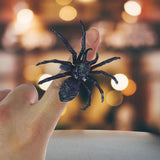 Maxbell 4Pieces Bat Spider Shape rings Personalized Vintage for Halloween Women Men