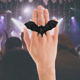 Maxbell 4Pieces Bat Spider Shape rings Personalized Vintage for Halloween Women Men