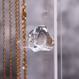 Maxbell Necklace Storage Box Display Holder Chain Organizer for Wardrobe Countertop