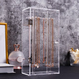Maxbell Necklace Storage Box Display Holder Chain Organizer for Wardrobe Countertop