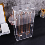 Maxbell Necklace Storage Box Display Holder Chain Organizer for Wardrobe Countertop