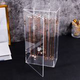 Maxbell Necklace Storage Box Display Holder Chain Organizer for Wardrobe Countertop