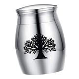 Maxbell Cremation Memorial Urn Remembrance Waterproof Souvenir Organizer Pet Urn Tree pattern